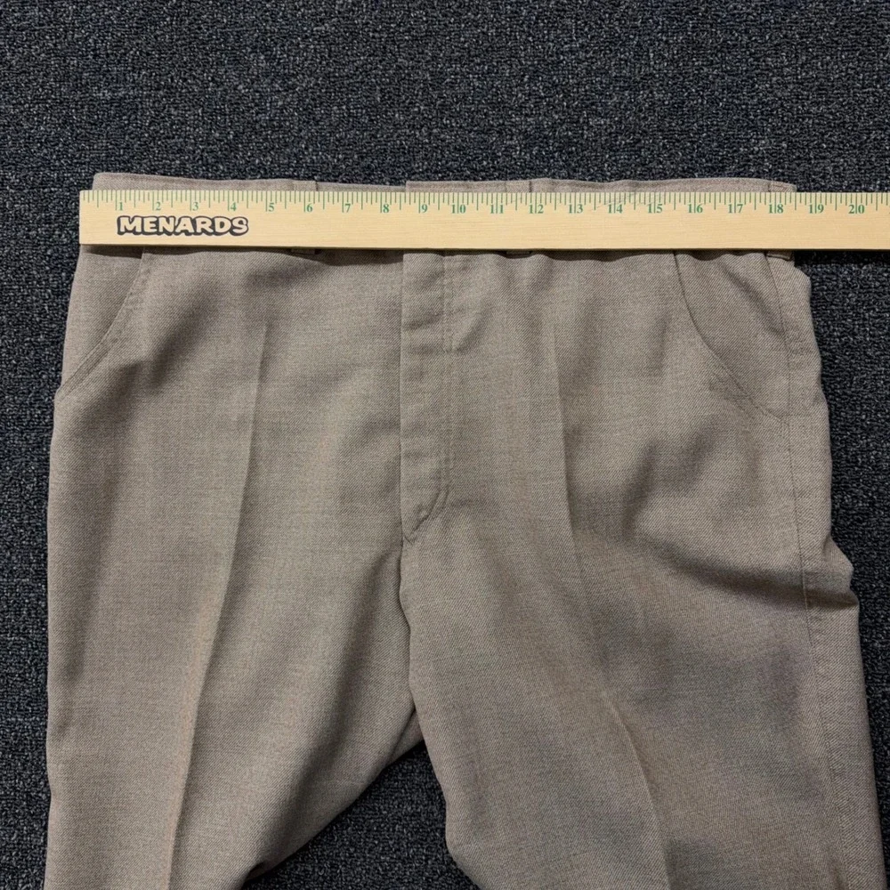 Vintage Levis Sportswear Classics Mens Tan Wool‎ Blend Trousers Made in UK 38x34